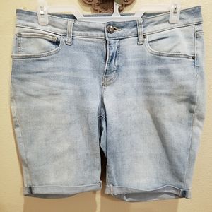 Denim Bermuda shorts - light